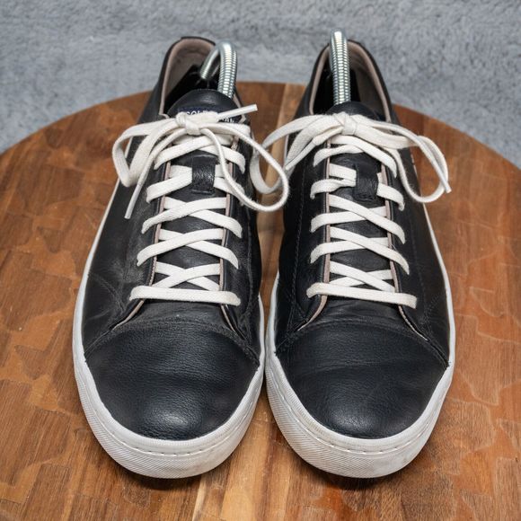 Cole Haan Grand OS Sneakers C25781 Mens Black Leather Lifestyle Shoes Size 8.5 M - Picture 2 of 8